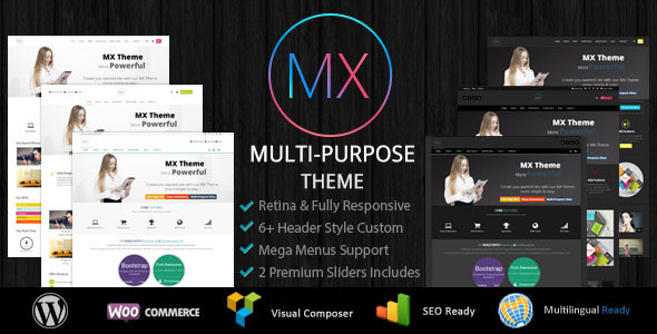 MX – Responsive Multi-Purpose WordPress Theme
