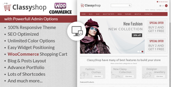 ClassyShop – WooCommerce Responsive Theme