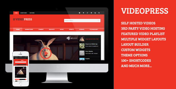 VideoPress – A Self Hosted Video Streaming Theme