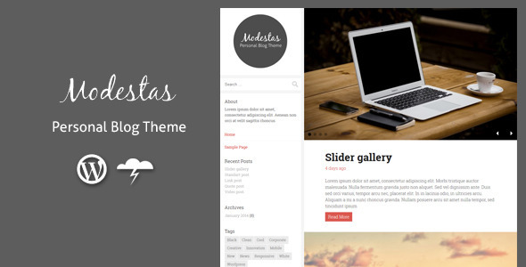 Modestas – Blog Theme / Personal Blogging