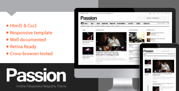 Passion- Magazine WordPress Theme