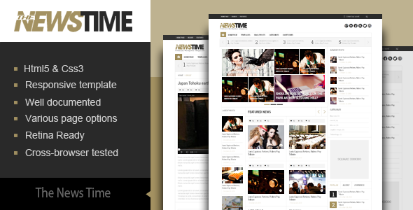 The News Time- Magazine WordPress Theme