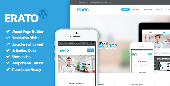 Erato – Multipurpose WordPress Theme