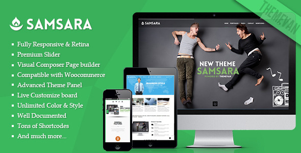 Samsara – Creative Multi-Purpose WordPress Theme