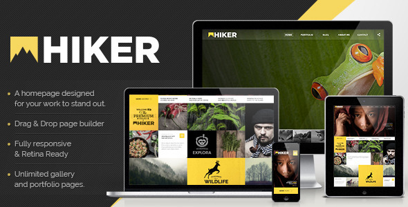 Hiker WordPress Photography Theme