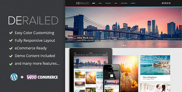 DeRailed – Photography & Portfolio Theme