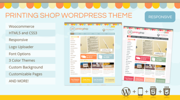 Printing Shop WooCommerce WordPress Theme