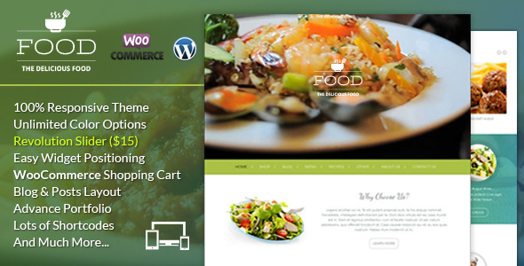 Food A Delicious WordPress Theme