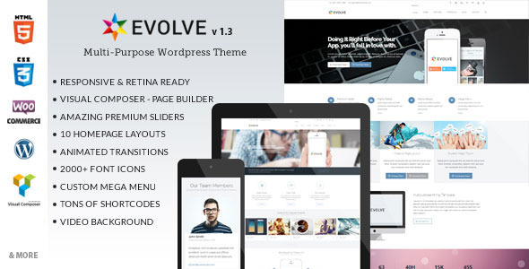 Evolve – Multipurpose WordPress Theme