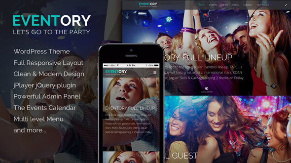 Eventory – Event WordPress Theme