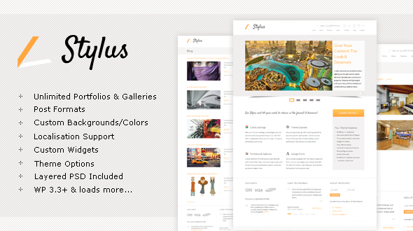 Stylus – Portfolio & Agency WordPress Theme