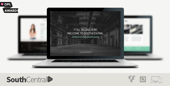 SouthCentral – One Page Parallax WordPress Theme