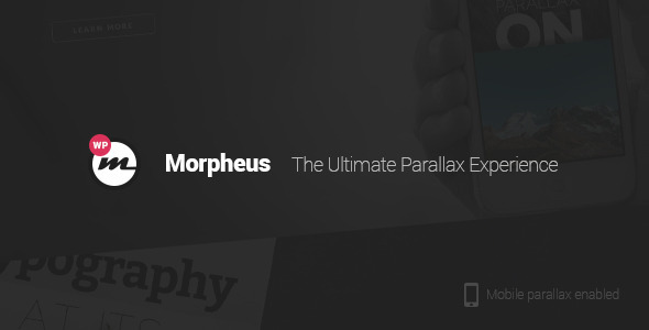 Morpheus – Ultimate One Page Parallax Theme