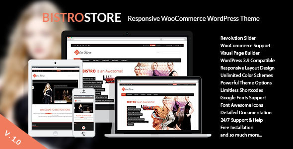 Bistro Store – WooCommerce WordPress Theme