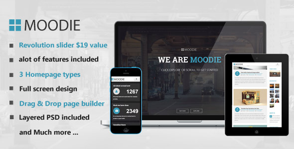 Moodie Multi-Purpose WordPress Theme