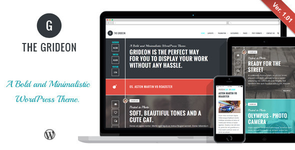Grideon – Responsive Creative WordPress Theme