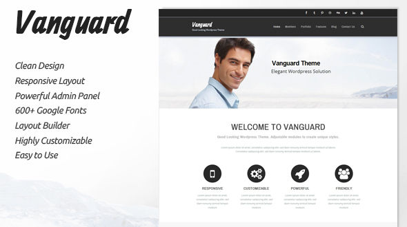 Vanguard | Clean Multipurpose Theme