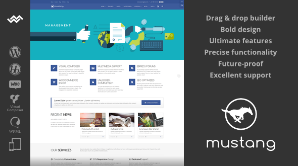 Mustang | Multipurpose WordPress Theme