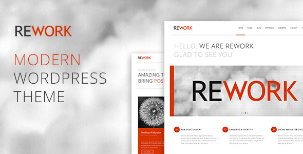 Rework Modern WordPress Theme