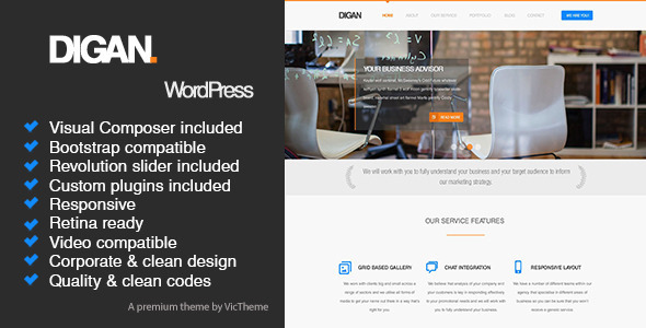 Digan Multipurpose WordPress Business Theme