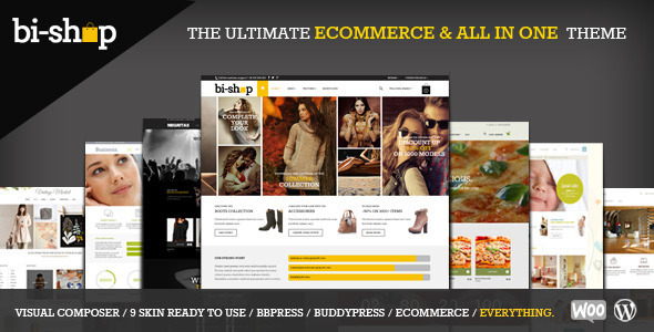 Bi-shop All In One: Ecommerce & Corporate theme