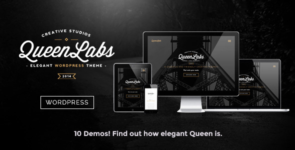 Queen – Responsive OnePage WordPress Theme