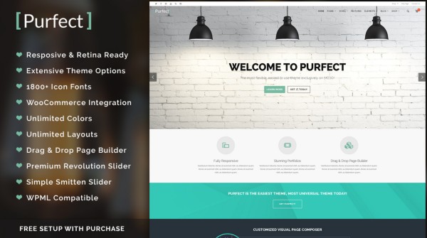 Purfect – Ultra-Responsive WordPress Theme