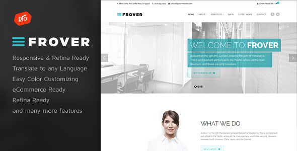 Frover – Muti-Purpose WordPress Theme