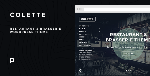 Colette: Restaurant & Brasserie WordPress Theme