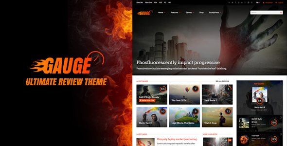 Gauge: Ultimate Review Theme