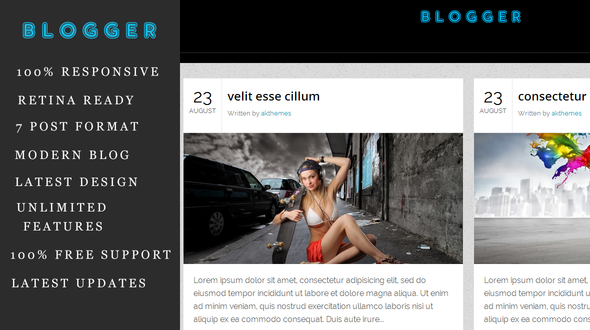 Blogger – Responsive Blogging Theme