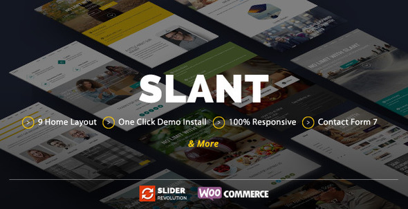 Slant – Onepage Responsive Multi-Purpose Theme