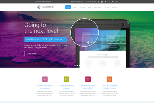 Sevenfold – Multipurpose WordPress Theme