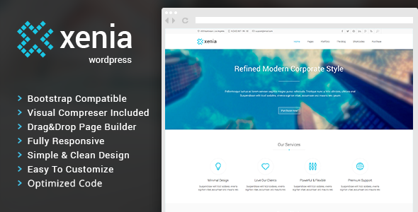 Xenia – Refined WordPress Corporate Theme